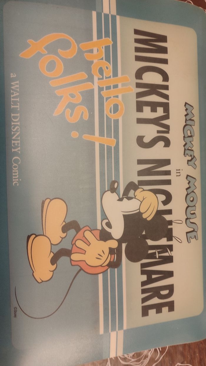 Lot de 2 sets de table mickey - photo numéro 2