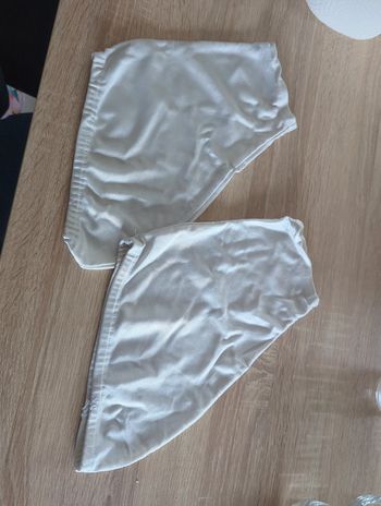 Protège patins blanc satin