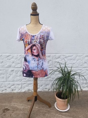 T-shirt blanc taille 42 gucci