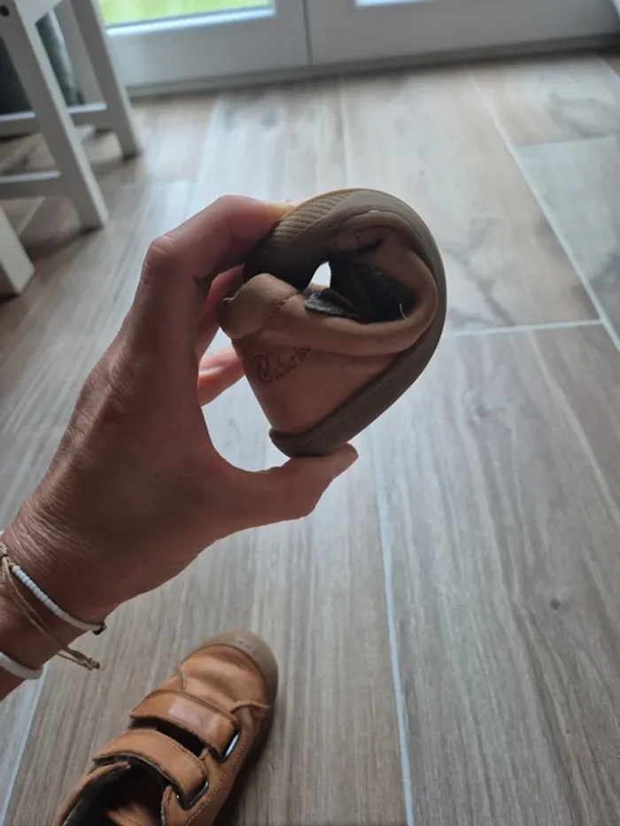 Chaussures cuir naturino fourrées 23 - photo numéro 7