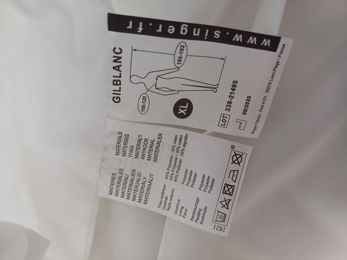 Veste sans manches blanches taille XL neuve - photo numéro 3
