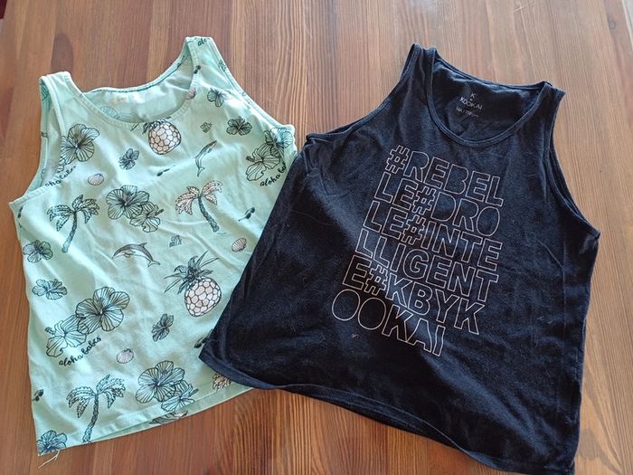 Lot de 2 débardeurs