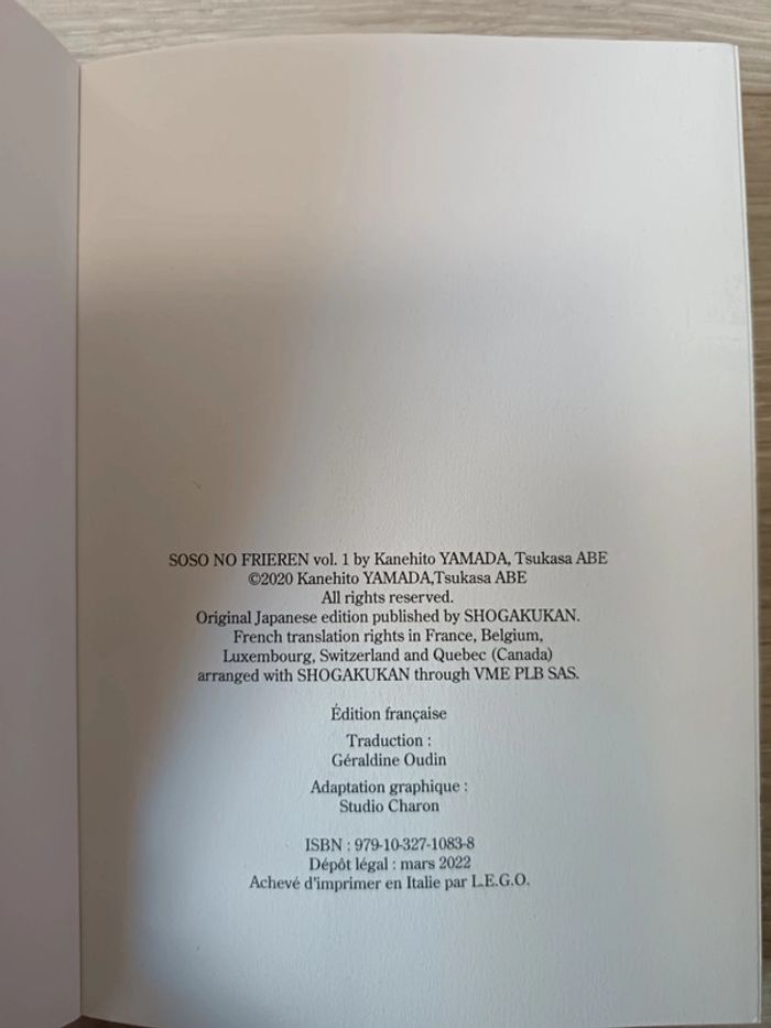 Frieren tome 1 - Edition collector
Kanehito Yamada, Tsukasa Abe - photo numéro 5