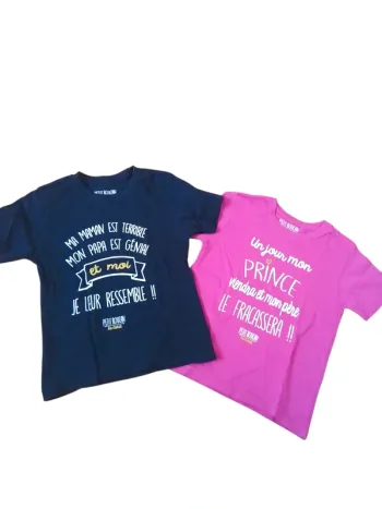Lot de 2 tee shirt enfant