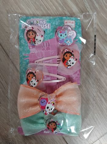 Barrettes et nœuds pour cheveux Gabby Chat 