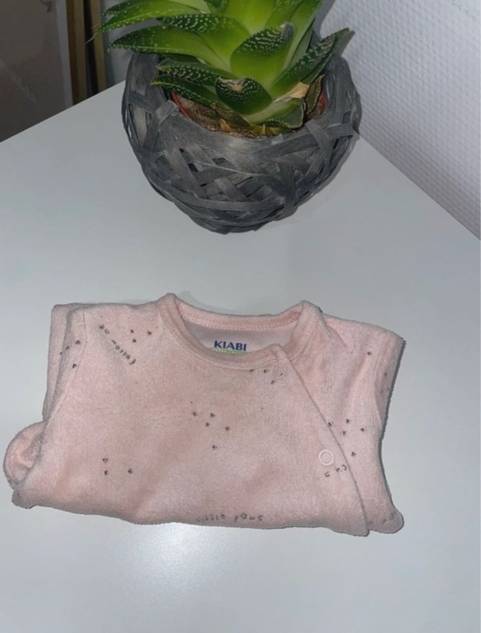 Pyjama velours dors bien - 1 mois