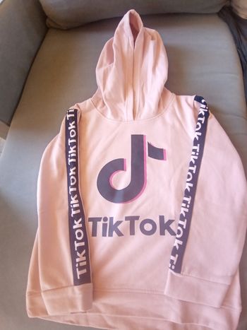 Sweat tiktok pour fille taille 10ans