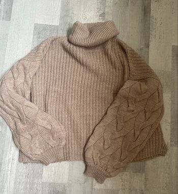 Pull col roulé 