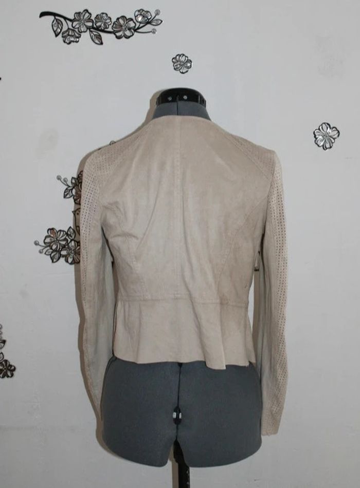 🧥 Élégante veste Laura Jo effet daim beige, taille S, en parfait état ! 🧥 - photo numéro 2