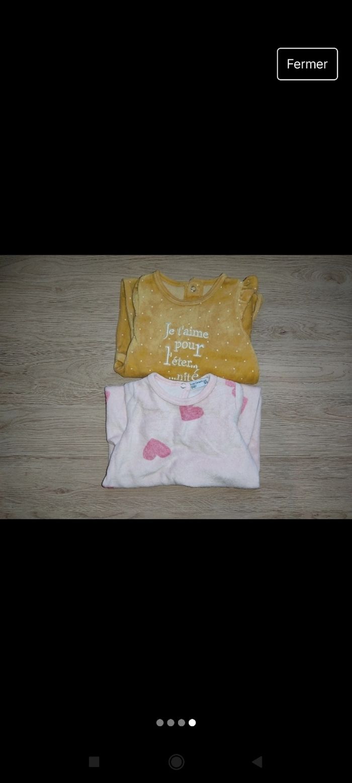 Pyjama fille 3 mois - photo numéro 4