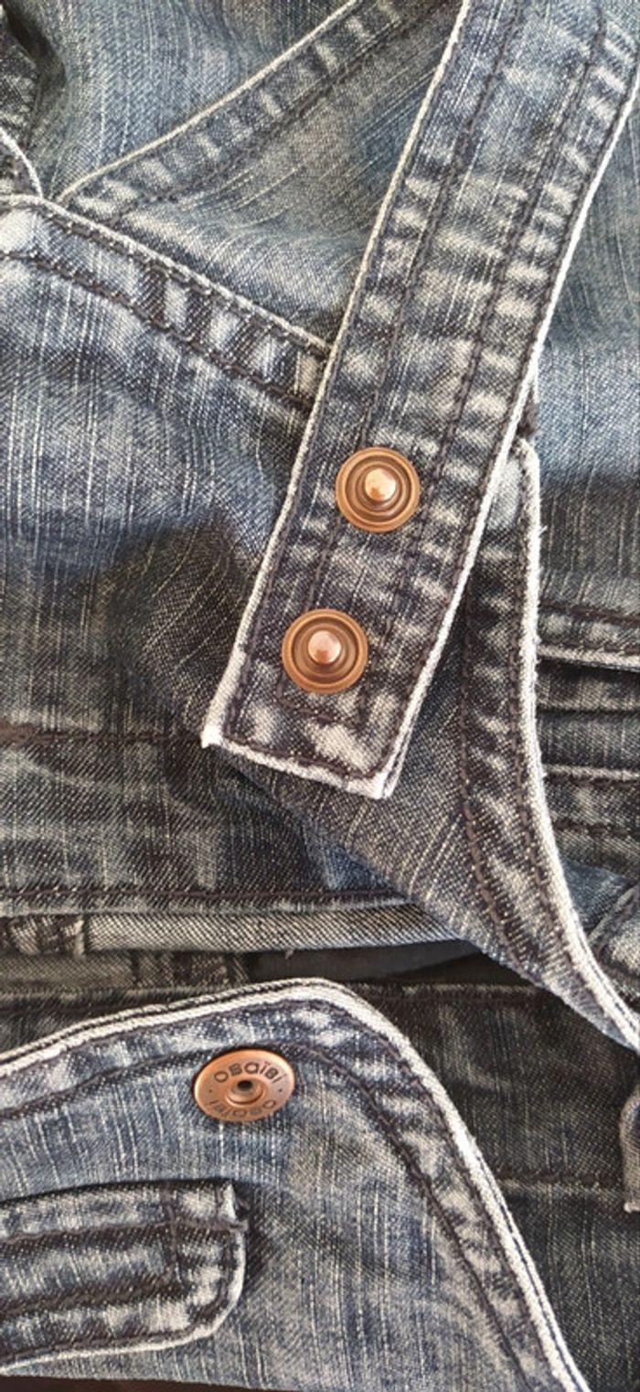 Salopette en jeans 3 mois - photo numéro 4