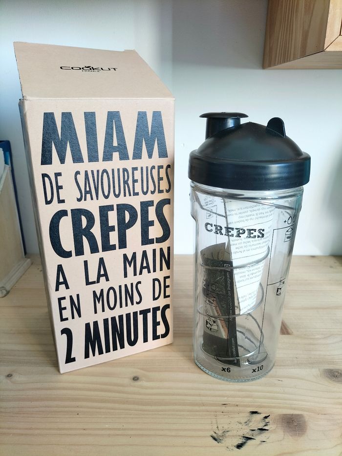 Shaker pour pâte à crêpes, gaufres et pancakes - photo numéro 4