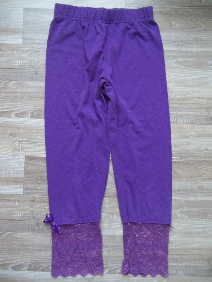 Legging dentelle violet Punkidz 14 ans