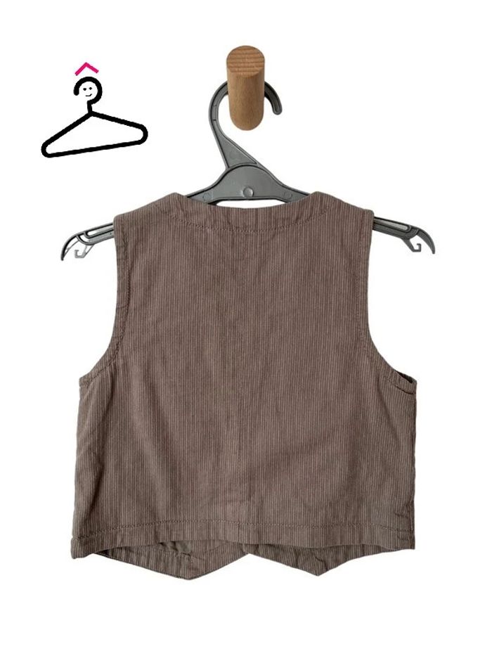 Veston de cérémonie marron - Kidkanai 3 ans - photo numéro 2