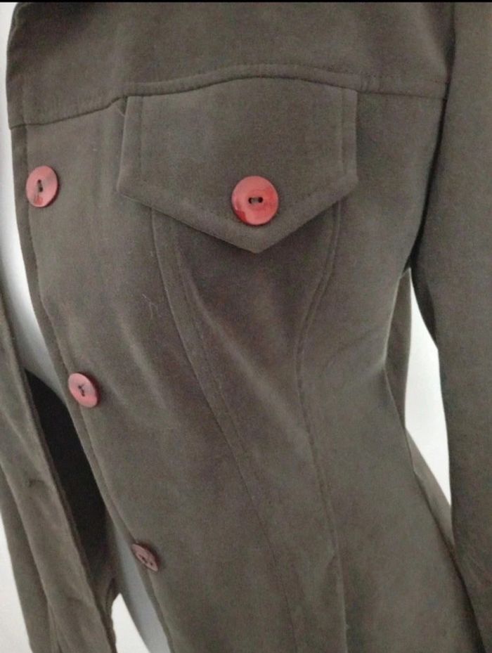 Veste cintrée kaki La Mode est à Vous taille S - photo numéro 5