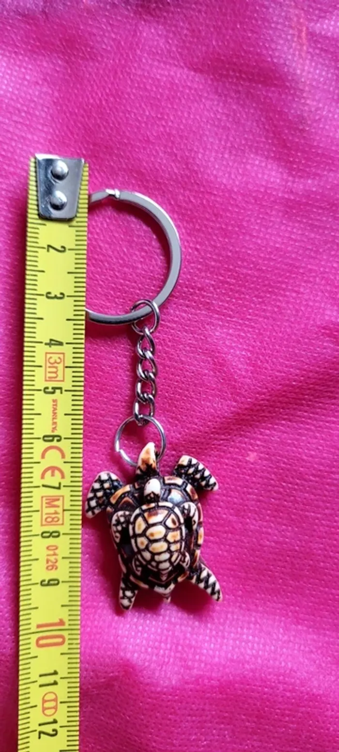 Porte-clés maman tortue et son bébé - photo numéro 2