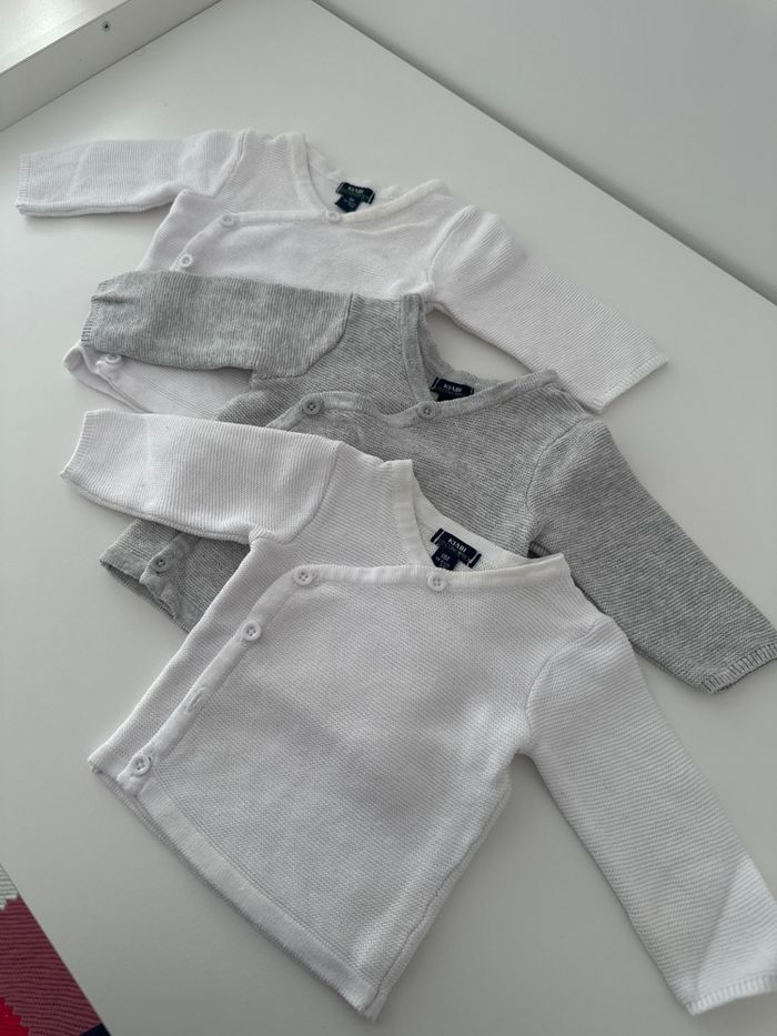 Lot de 3 brassières en laine