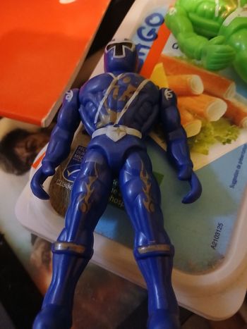 Figurine power rangers bleu 13cm neuf 