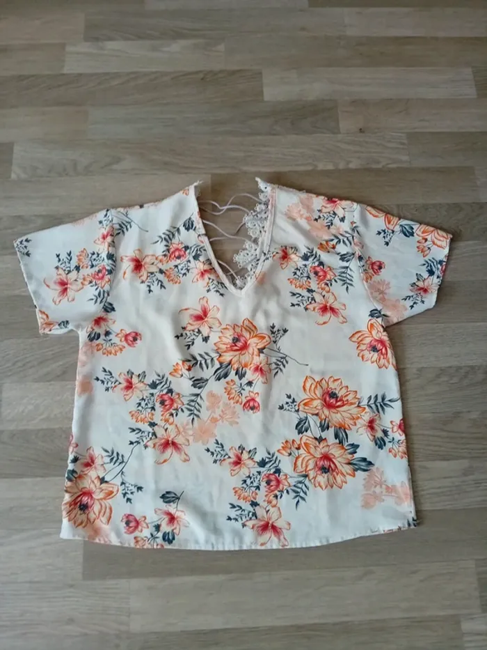 Blouse fleurie femme
