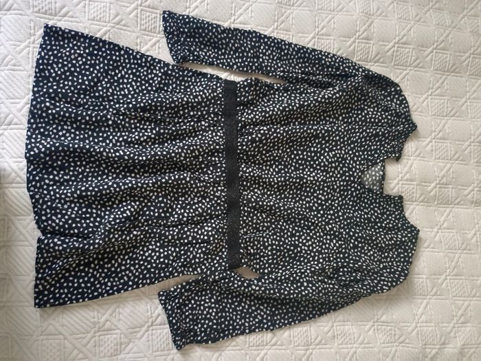 Robe noire à pois blanc Gémo T.8 ans - photo numéro 3