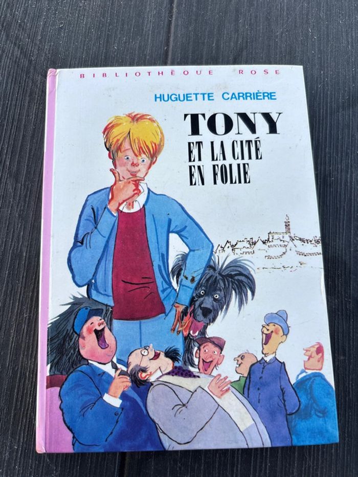 Livre Tony et la cité en folie