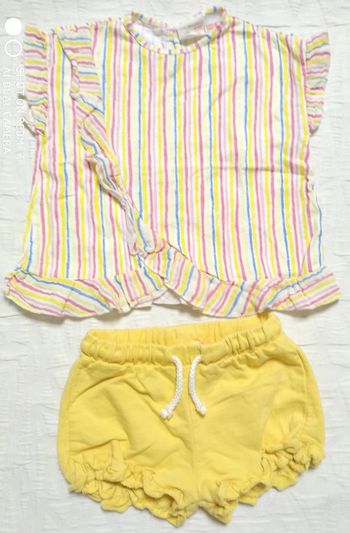 Zara ensemble blouse haut short 9 12 mois