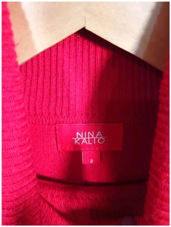 C21 sous pull rouge Nina Kalio T3 - photo numéro 3