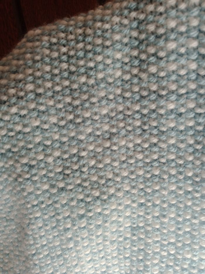 Snood bleu et blanc - photo numéro 4
