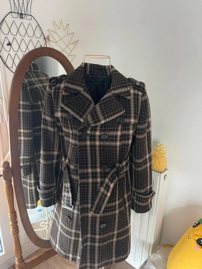 🍍 Manteau à carreaux M - photo numéro 6