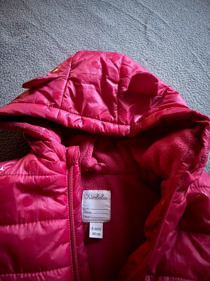 Doudoune cœur Kimbaloo 6M - photo numéro 4