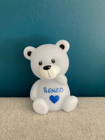 Veilleuse ourson personnalisé