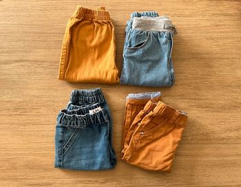 Lot 4 pantalons 12 mois