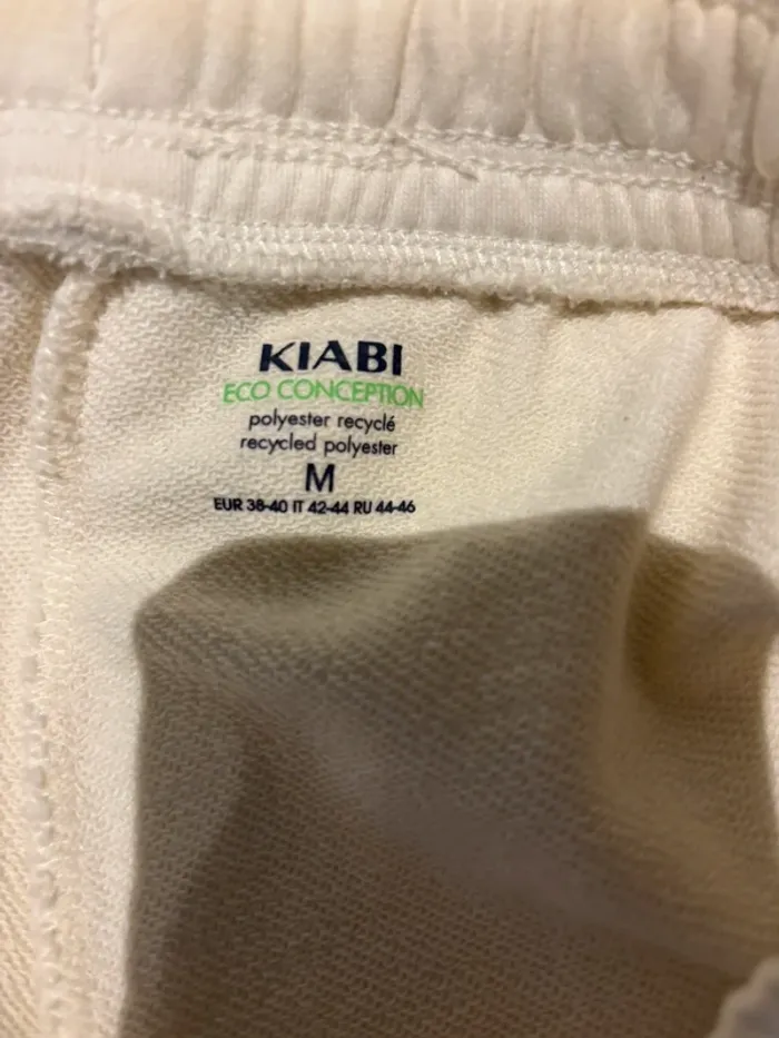 Pantalon de jogging écru KIABI Eco Conception – Taille M (38/40) - photo numéro 7