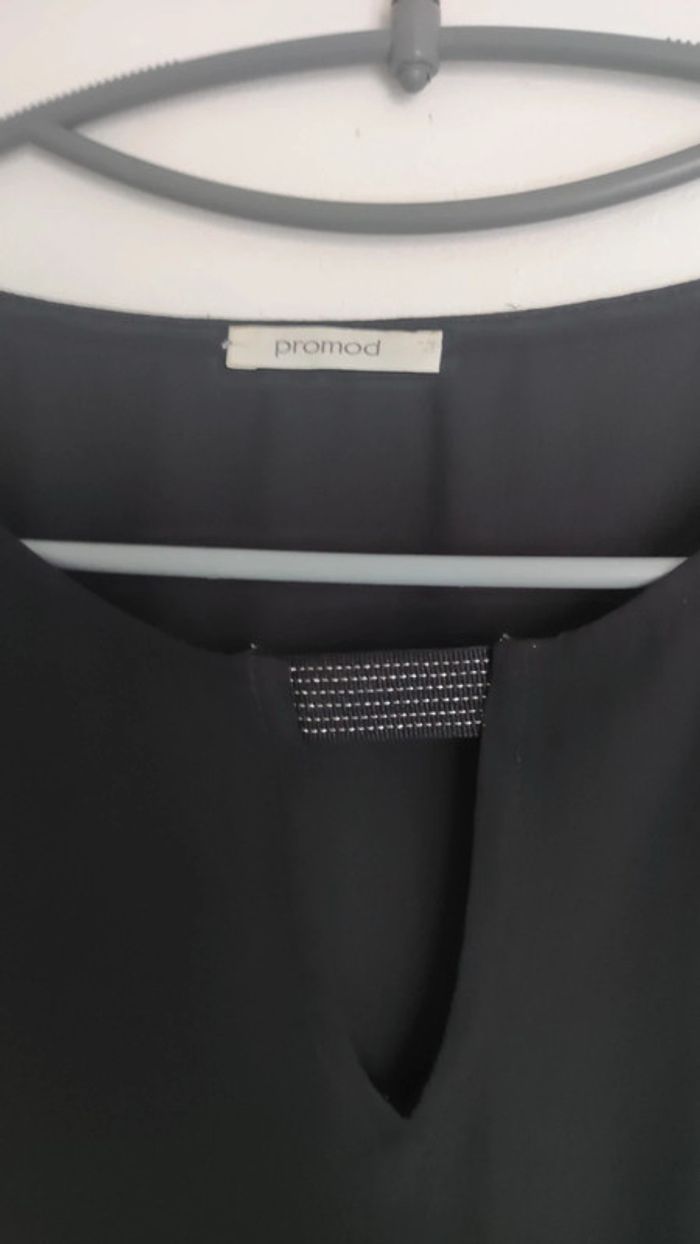 Blouse femme noir taille 42 Promod - photo numéro 4