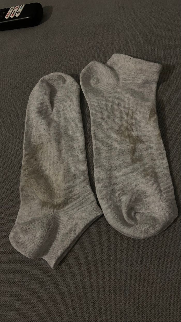 Socquettes femme gris – taille 41 – coton – bon état porté
