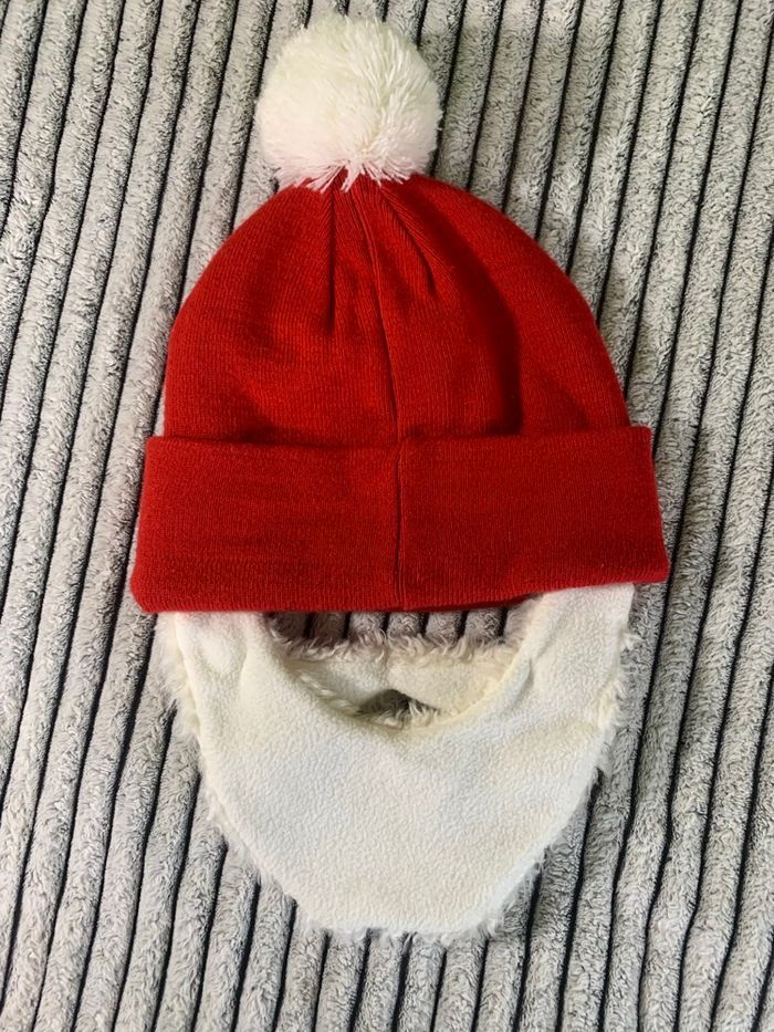 Bonnet de Noël avec barbe. - photo numéro 2