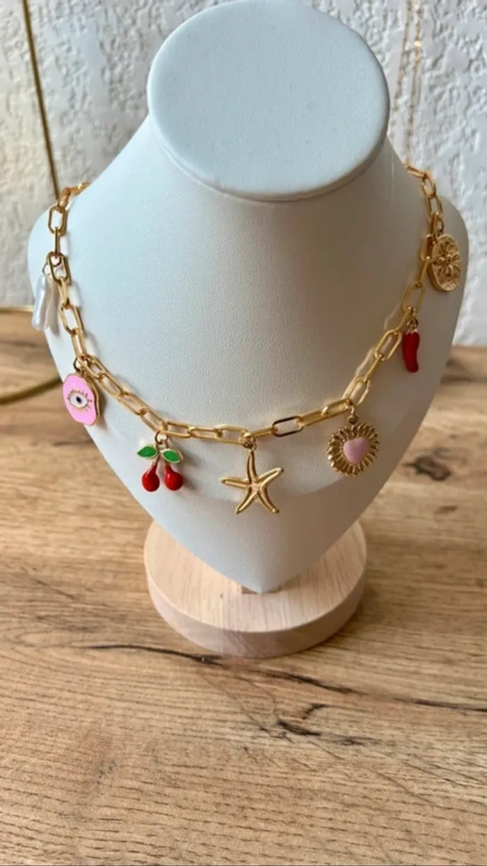 Collier à breloque œil - photo numéro 2
