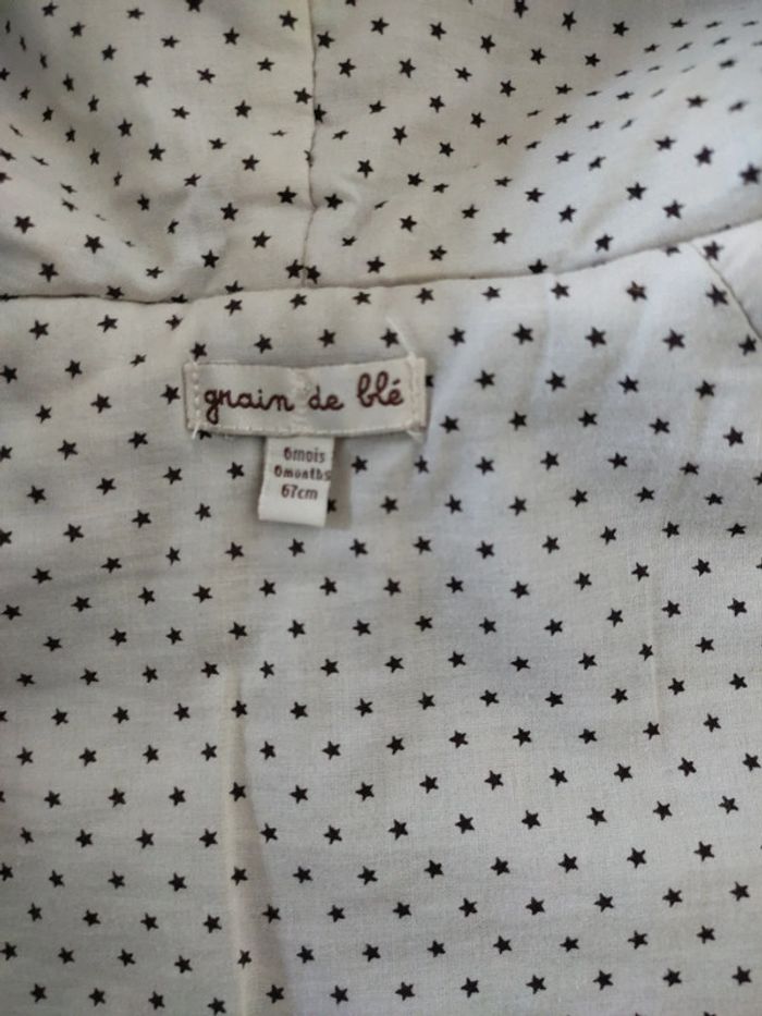 Manteau 6 mois grain de blé - photo numéro 4