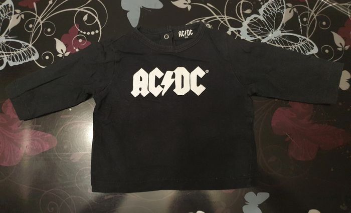 "N°42" Tee-shirt manche longue ACDC (6 mois)