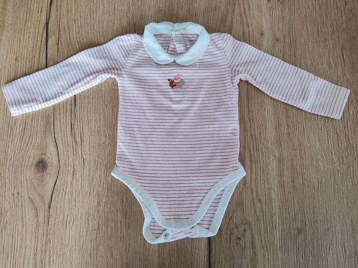 Lot de 3 bodies col claudine obaibi manches longues - photo numéro 3