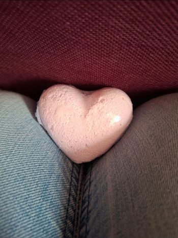 Cœur effervescent pour le bain