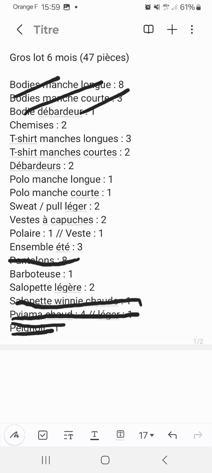 Gros lot 6 mois garçon