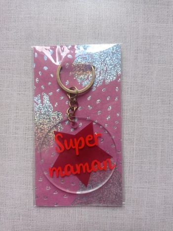 Porte clé super maman