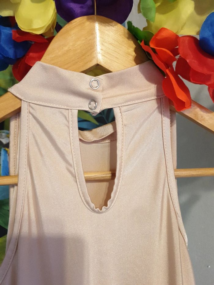 Robe body camaieu de beiges - photo numéro 7