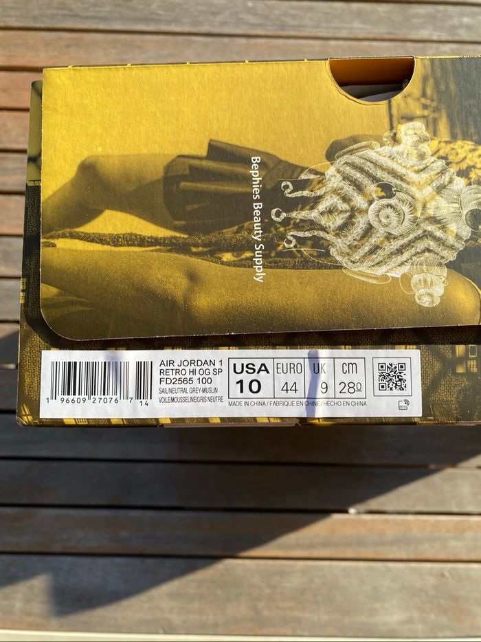 Union x Bephies Beauty Supply x Air Jordan 1 High OG Woven - photo numéro 6