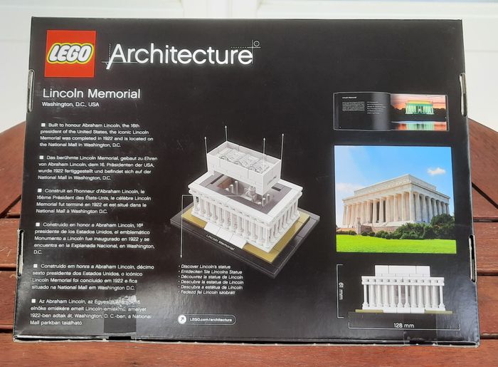 Neuf - LEGO Architecture 21022 Lincoln Memorial - photo numéro 2
