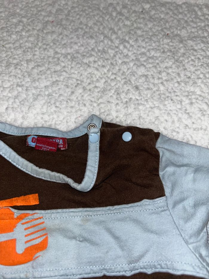 Pull bébé écriture 45 orange - photo numéro 4