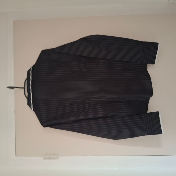 Chemise noir à rayures blanches pour femme - à manches longues - Taille S - Mara Camicie - photo numéro 3