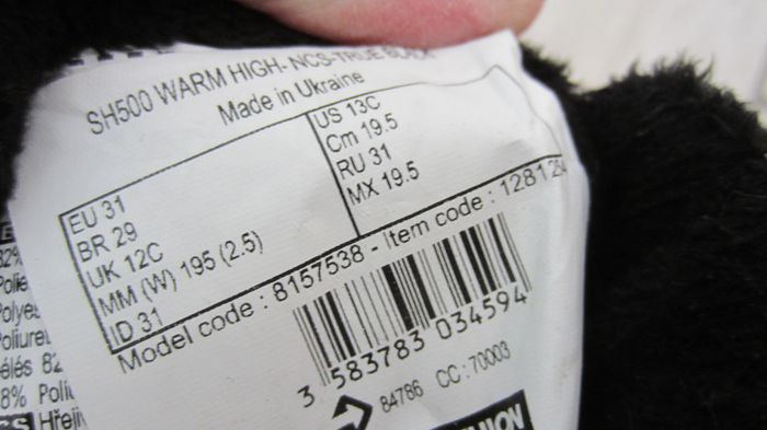 Chaussures de randonnée Quechua Snow 200 pointure 31 - photo numéro 3