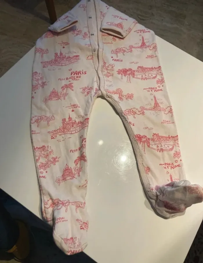 Pyjama, petit bateau, 24 mois - photo numéro 2